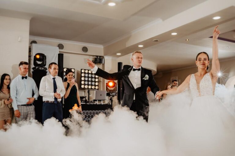 Taniec w chmurach na pierwszy taniec weselny