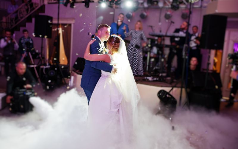 ciężki dym na wesele
