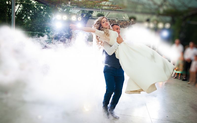 ciężki dym na wesele