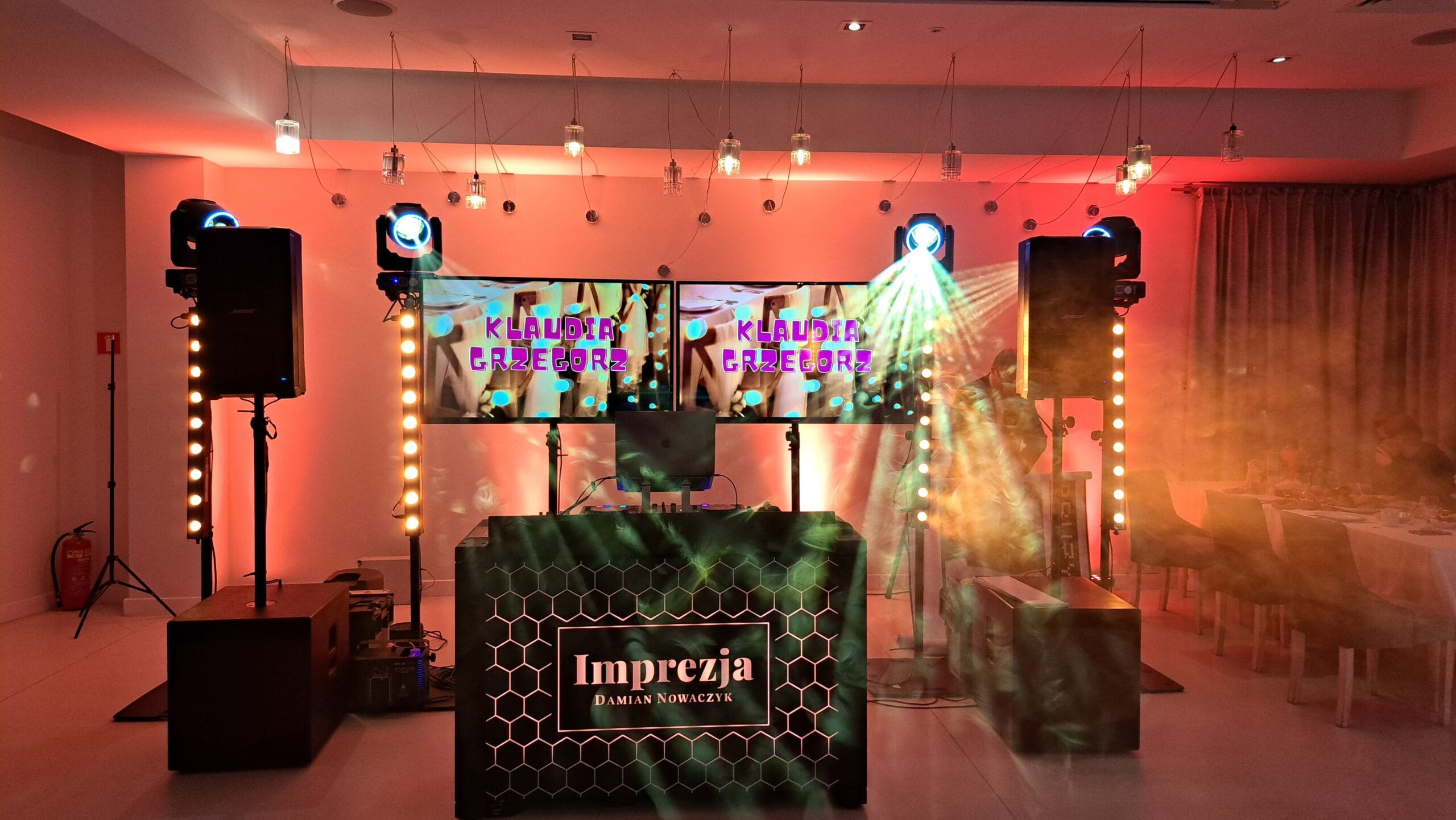 Imprezja DJ setup